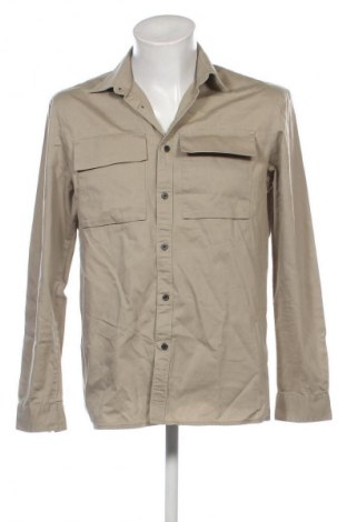 Herrenhemd H&M, Größe M, Farbe Beige, Preis 10,99 €