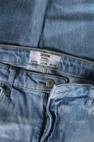 Męskie jeansy Bershka, Rozmiar M, Kolor Niebieski, Cena 124,99 zł