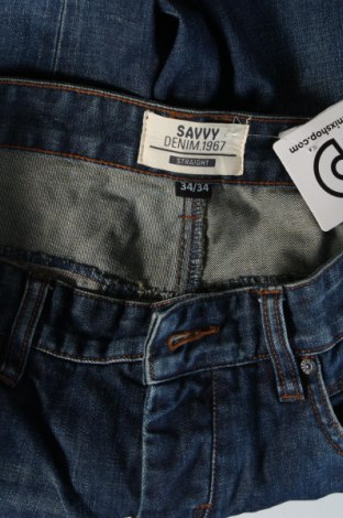 Férfi farmernadrág Savvy Denim, Méret L, Szín Kék, Ár 6 799 Ft