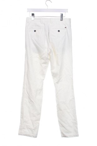 Pantaloni raiați de bărbați Tommy Hilfiger, Mărime S, Culoare Alb, Preț 292,99 Lei