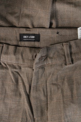 Pantaloni de bărbați Only & Sons, Mărime M, Culoare Bej, Preț 64,99 Lei