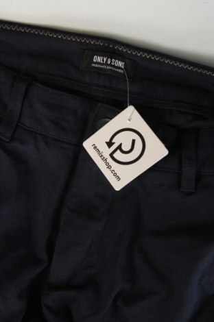 Pantaloni de bărbați Only & Sons, Mărime L, Culoare Albastru, Preț 128,99 Lei