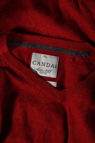 Herrenpullover Canda, Größe XXL, Farbe Rot, Preis 24,99 €