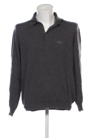 Herrenpullover Hugo Boss, Größe M, Farbe Grau, Preis 47,49 €