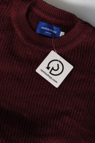 Ανδρικό πουλόβερ Jack & Jones, Μέγεθος M, Χρώμα Κόκκινο, Τιμή 15,99 €