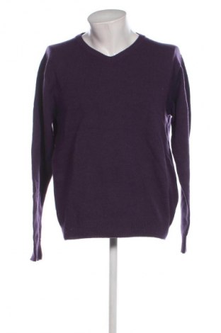 Herrenpullover John Cabot, Größe L, Farbe Lila, Preis 24,99 €