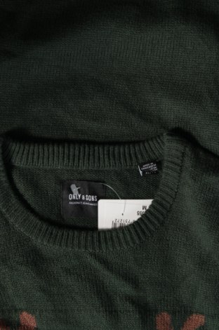 Herrenpullover Only & Sons, Größe XL, Farbe Grün, Preis 14,99 €