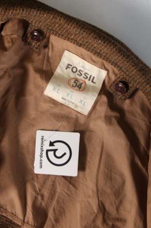 Herrenmantel Fossil, Größe XL, Farbe Beige, Preis 167,49 €