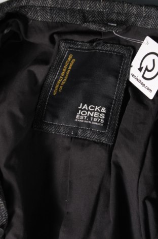 Ανδρικά παλτό Jack & Jones, Μέγεθος L, Χρώμα Γκρί, Τιμή 30,99 €