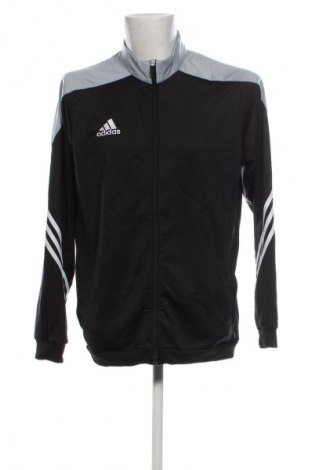 Ανδρική αθλητική ζακέτα Adidas, Μέγεθος XL, Χρώμα Μαύρο, Τιμή 29,99 €