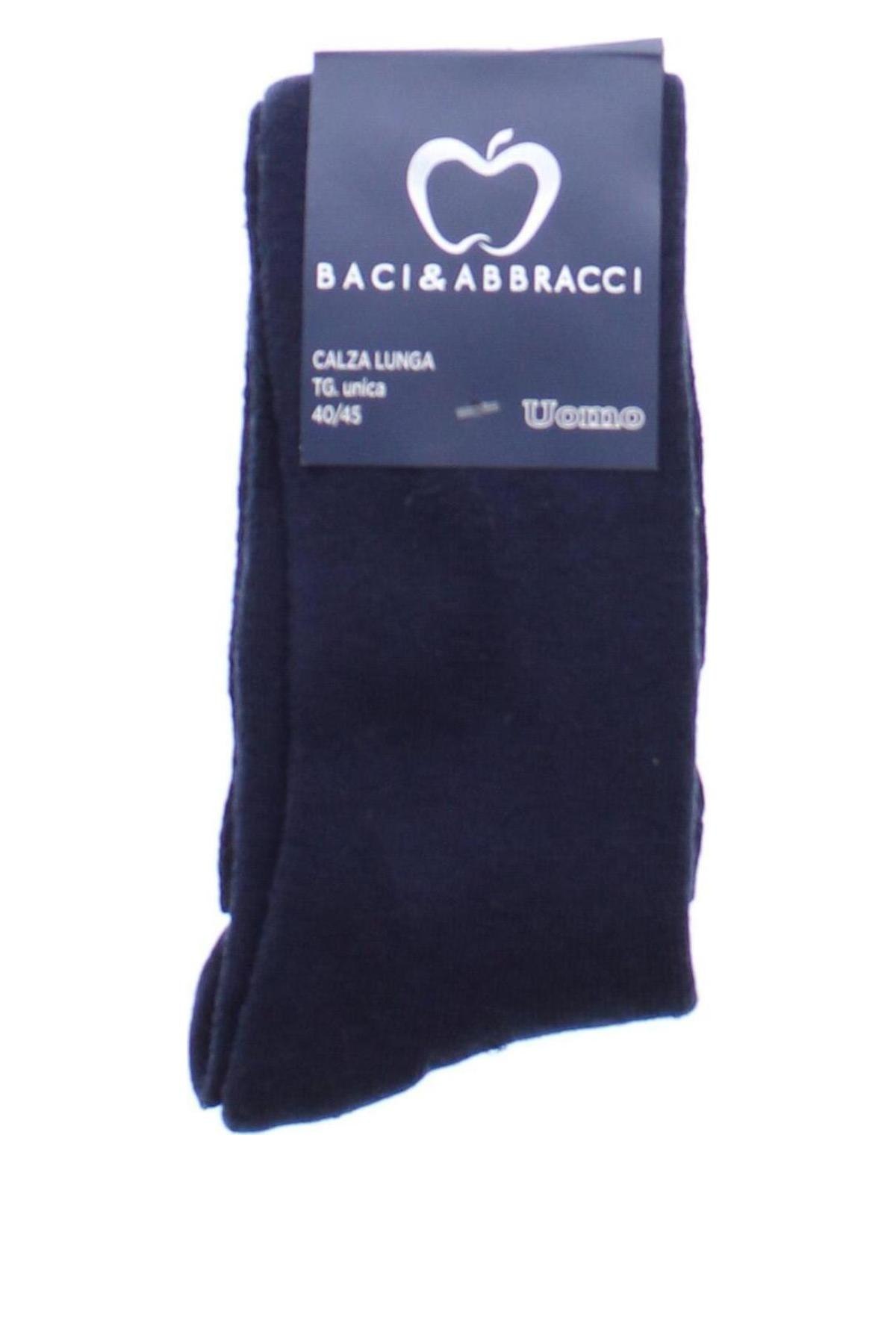 Socken Baci & Abbracci, Größe L, Farbe Blau, Preis 8,49 €