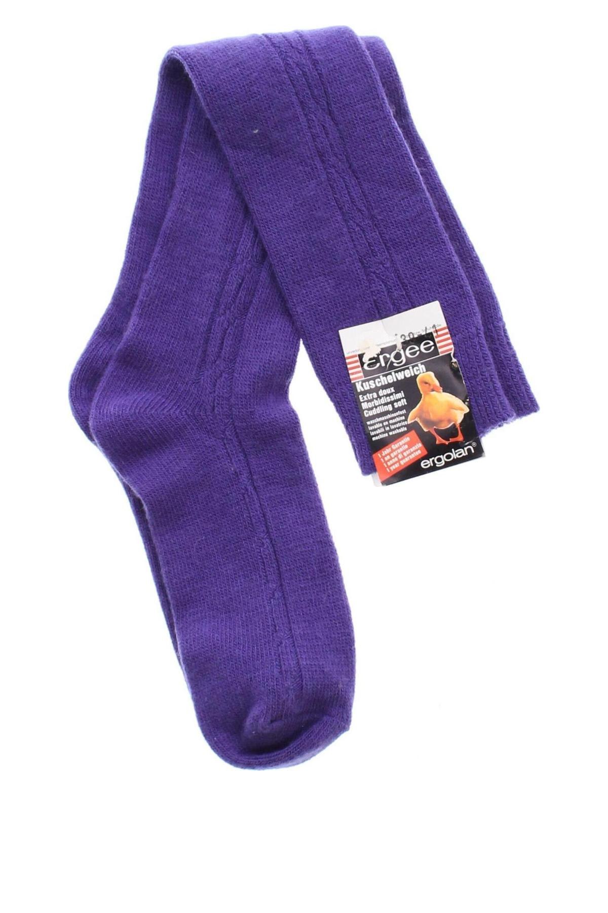 Socken Ergee, Größe M, Farbe Lila, Preis 12,99 €