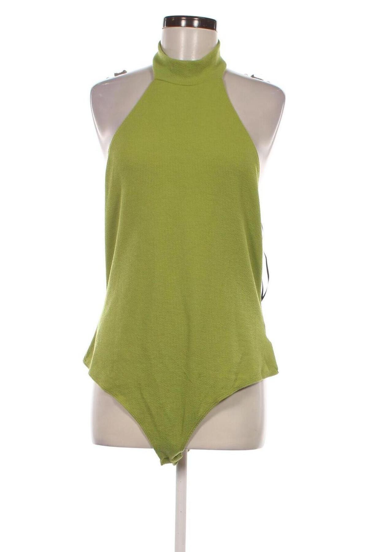 Bluză-body de damă. H&M, Mărime XL, Culoare Verde, Preț 79,08 Lei