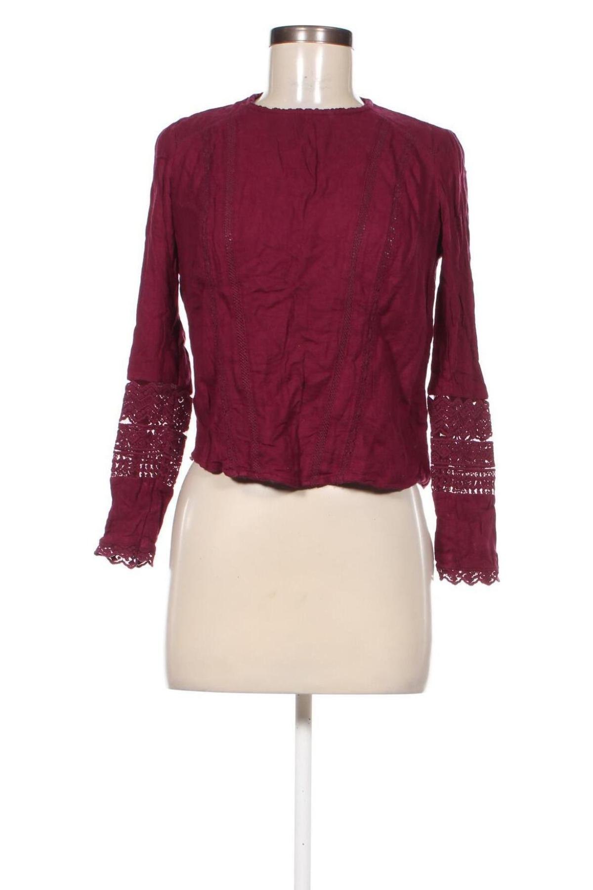 Damen Shirt Bershka, Größe S, Farbe Rot, Preis € 9,62