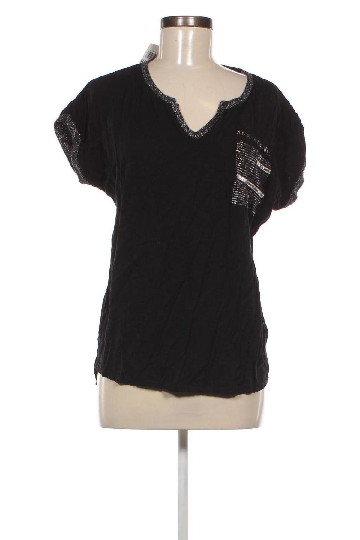 Damen Shirt Made In Italy, Größe M, Farbe Schwarz, Preis 10,00 €