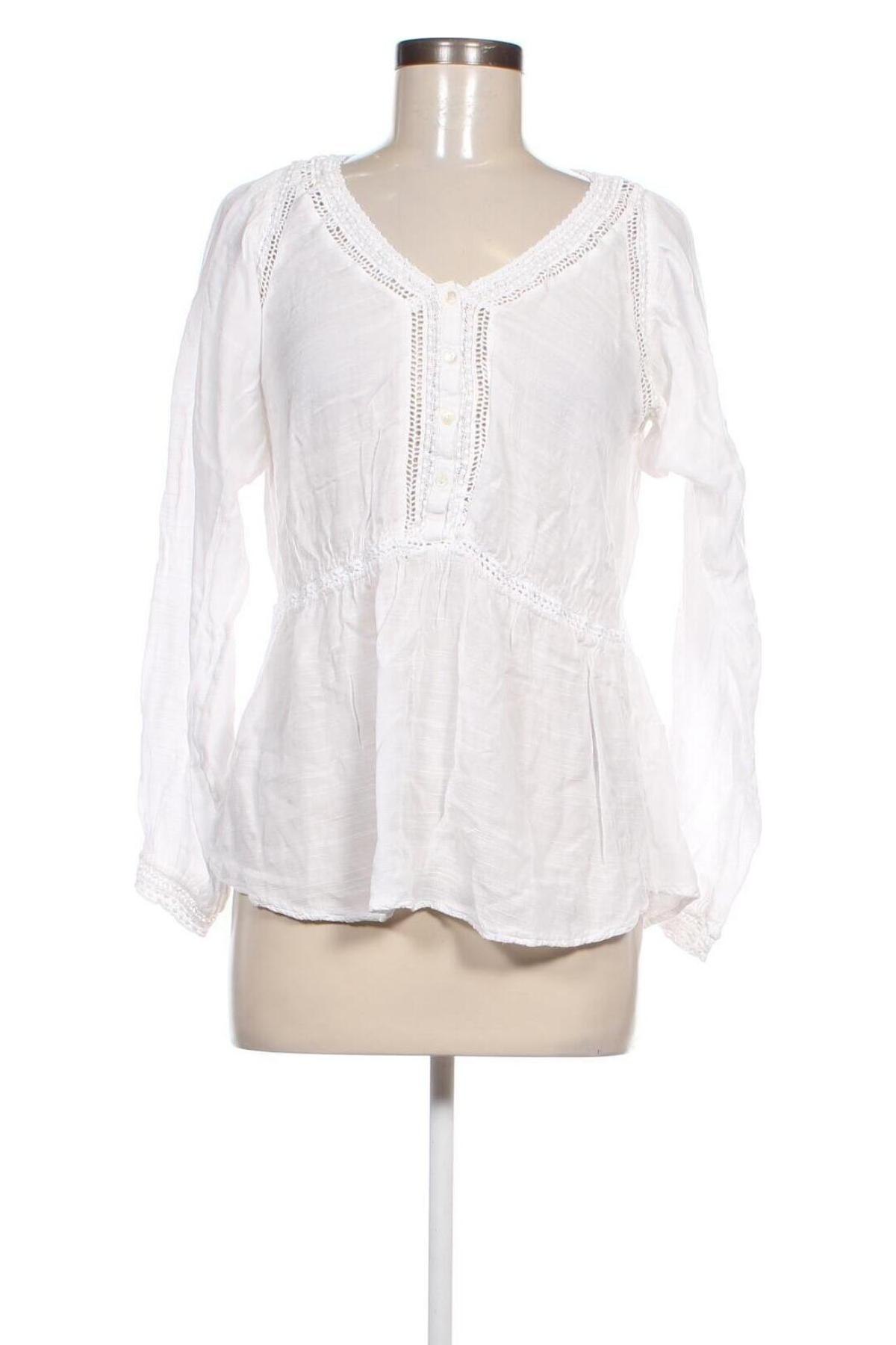 Damen Shirt Stradivarius, Größe M, Farbe Weiß, Preis € 17,63