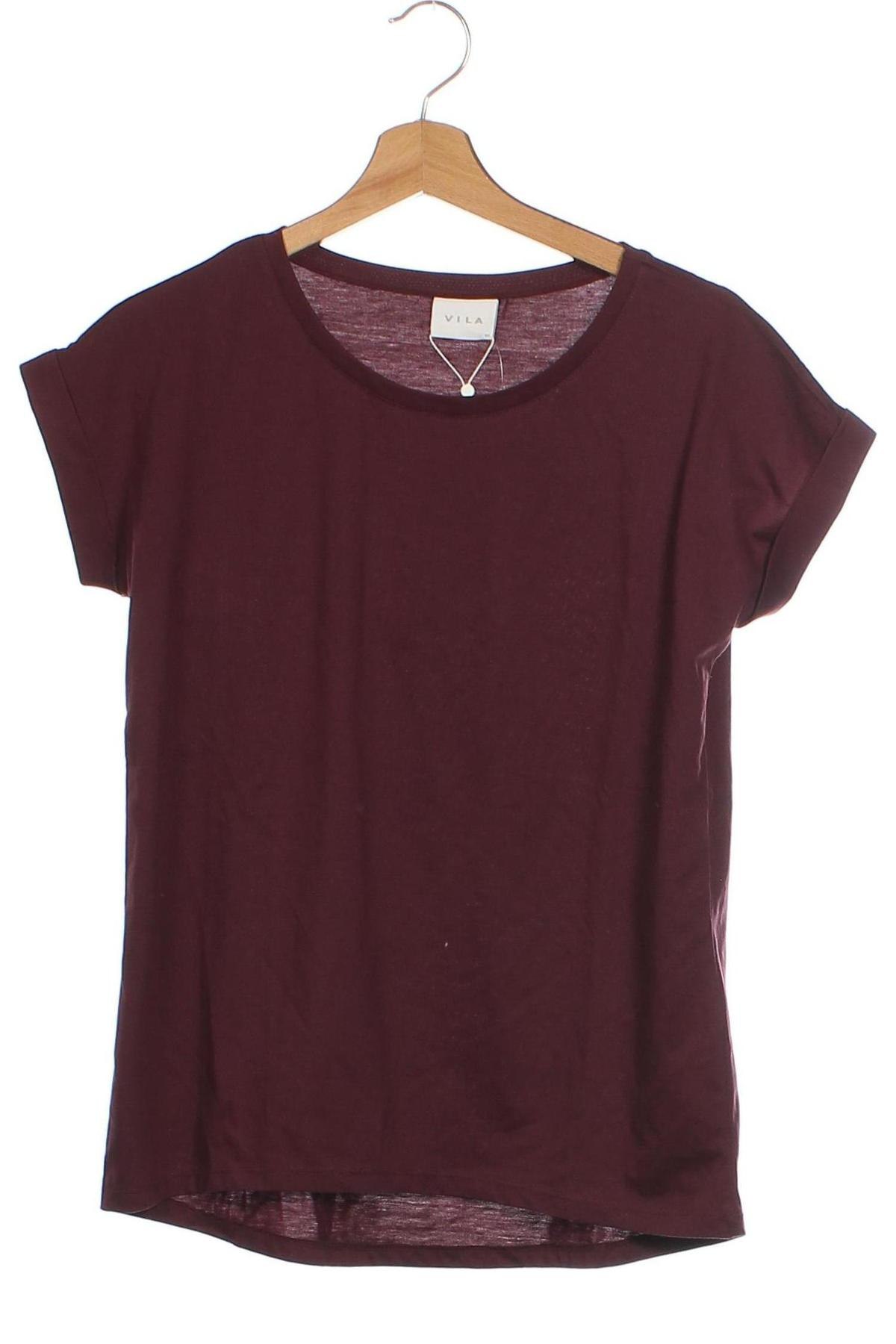 Damen Shirt VILA, Größe XS, Farbe Rot, Preis 12,79 €