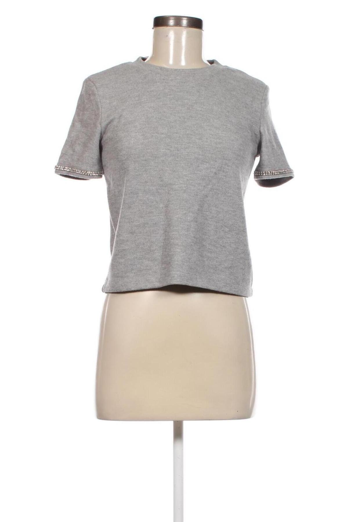 Damen Shirt Zara, Größe S, Farbe Grau, Preis 13,99 €