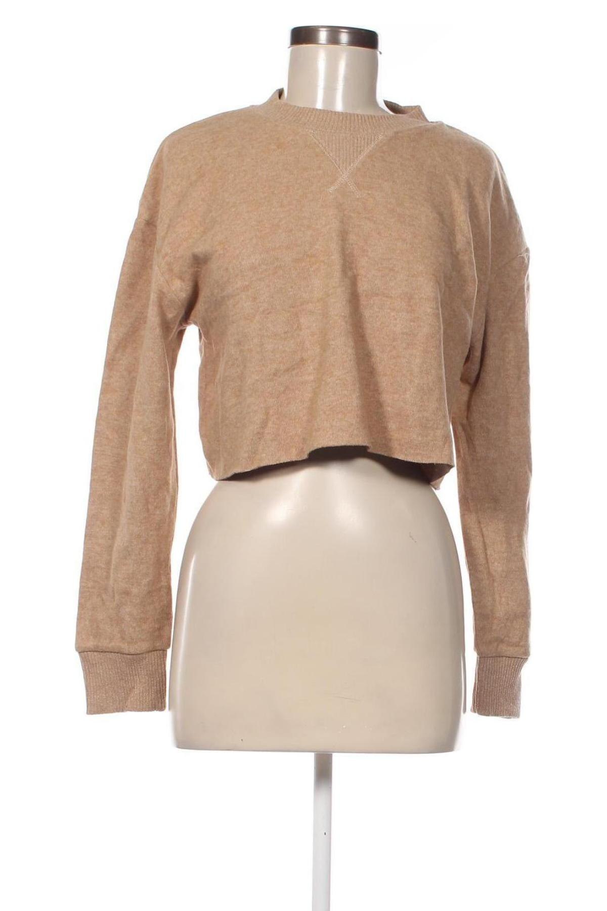 Damen Shirt Zara, Größe M, Farbe Beige, Preis 18,99 €