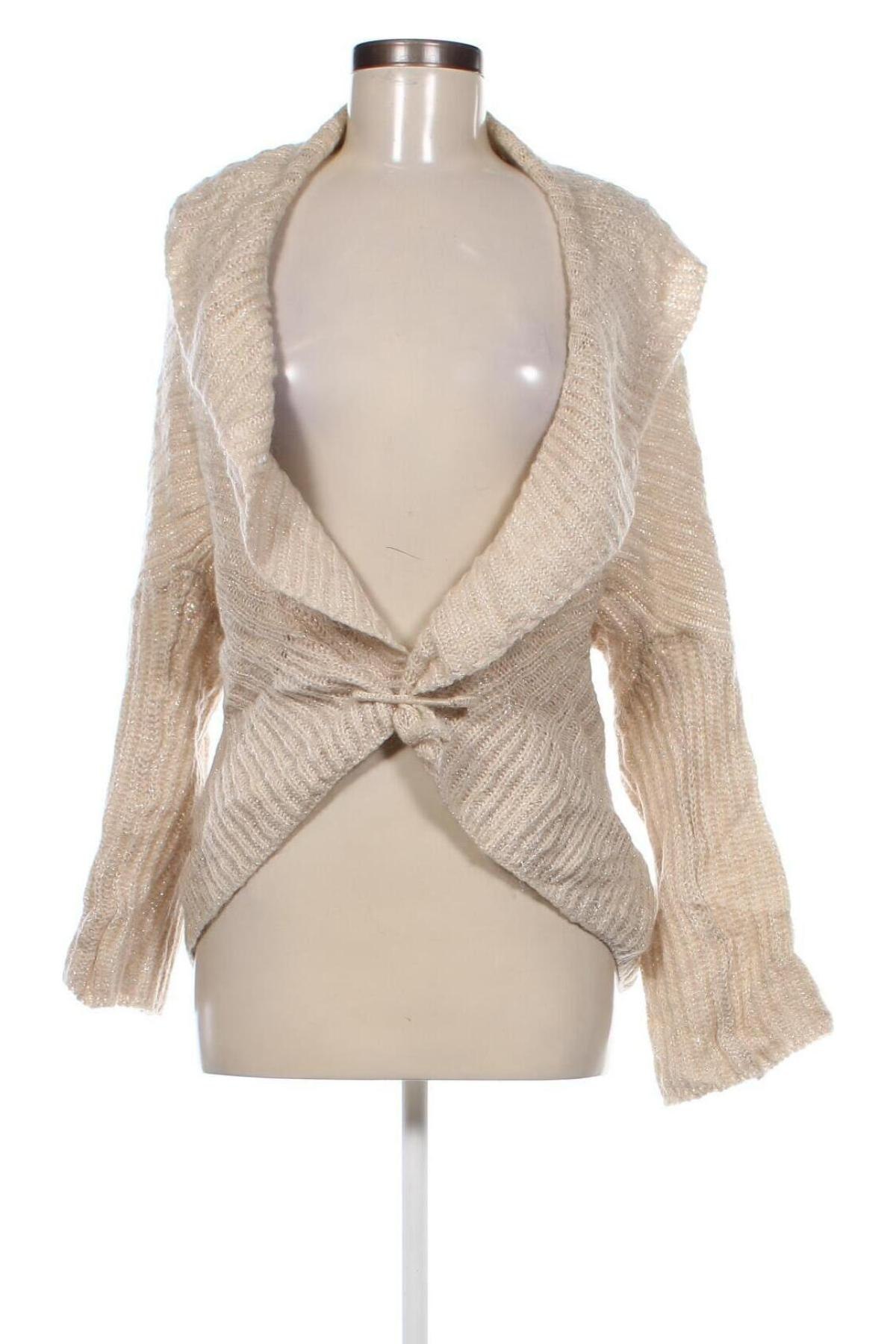 Damen Strickjacke, Größe M, Farbe Beige, Preis 20,49 €