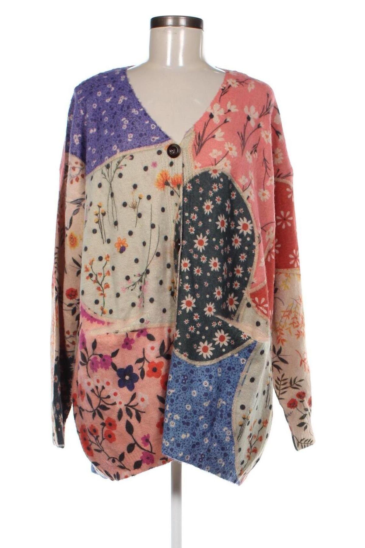 Cardigan de damă, Mărime XXL, Culoare Multicolor, Preț 95,99 Lei