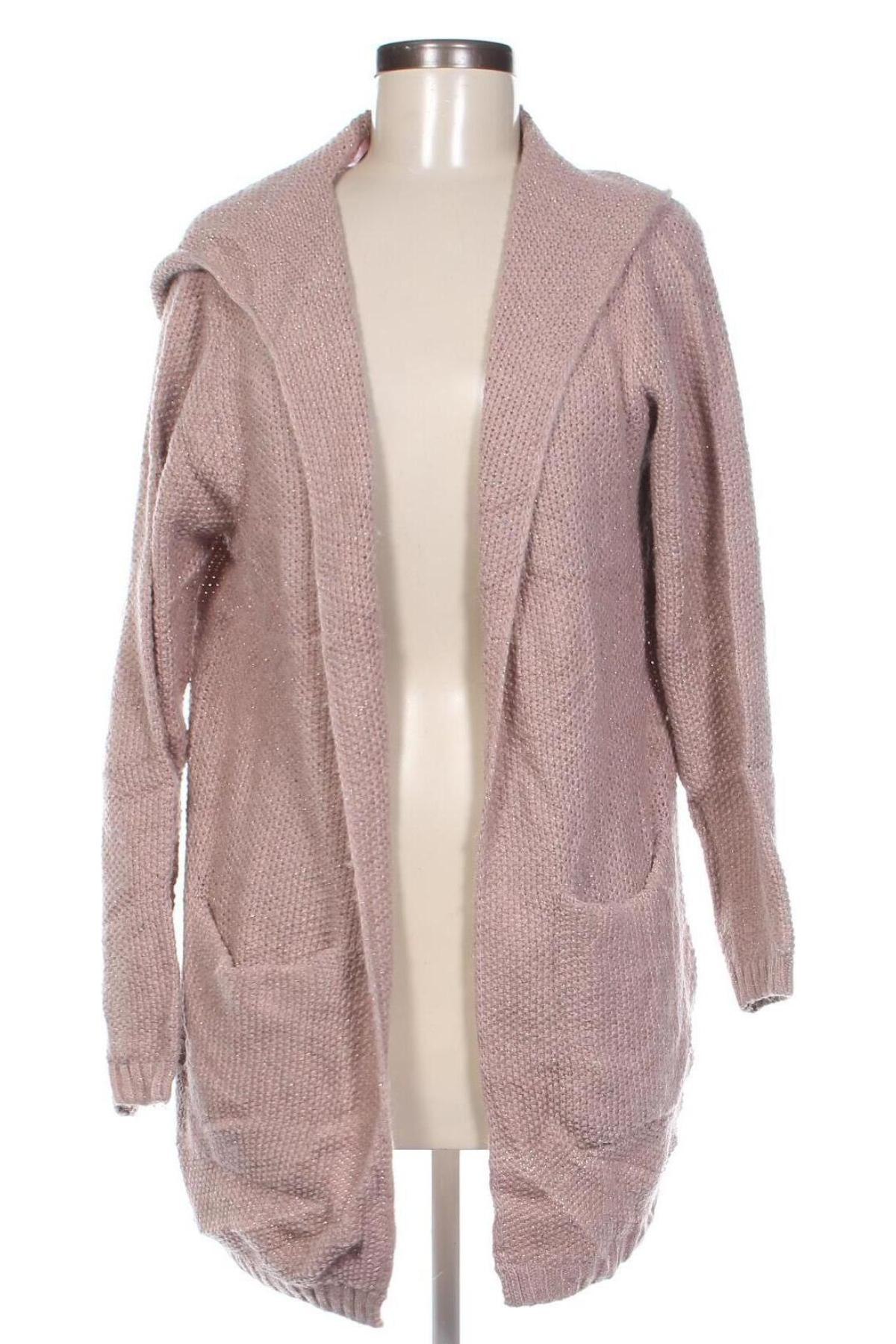 Damen Strickjacke Cartoon, Größe L, Farbe Aschrosa, Preis € 12,49