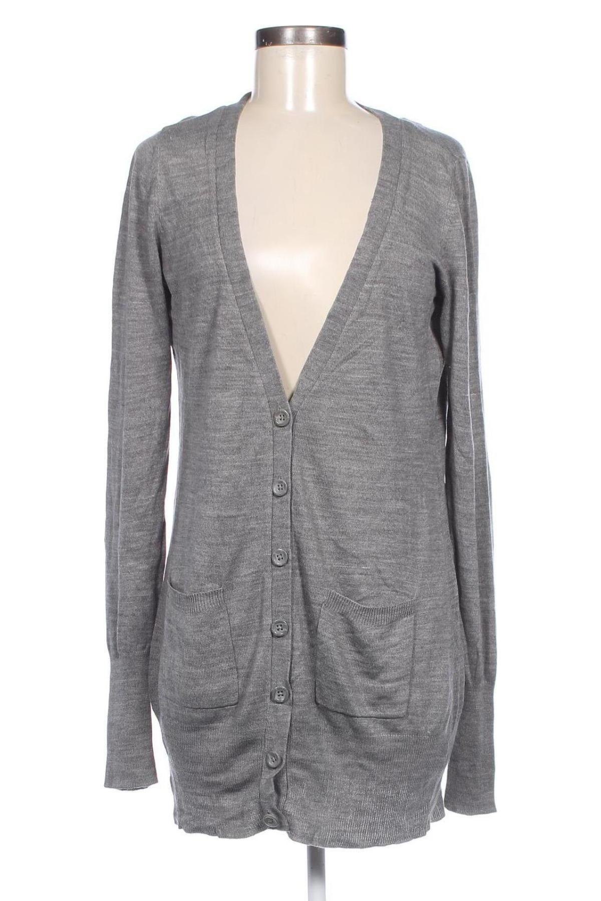 Damen Strickjacke H&M, Größe M, Farbe Grau, Preis € 20,49