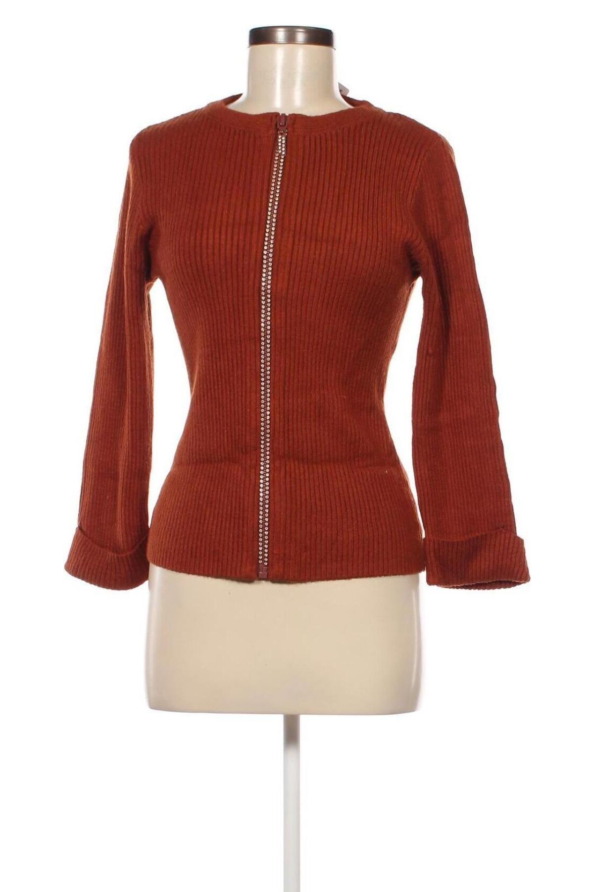 Damen Strickjacke M&V, Größe S, Farbe Orange, Preis 20,49 €