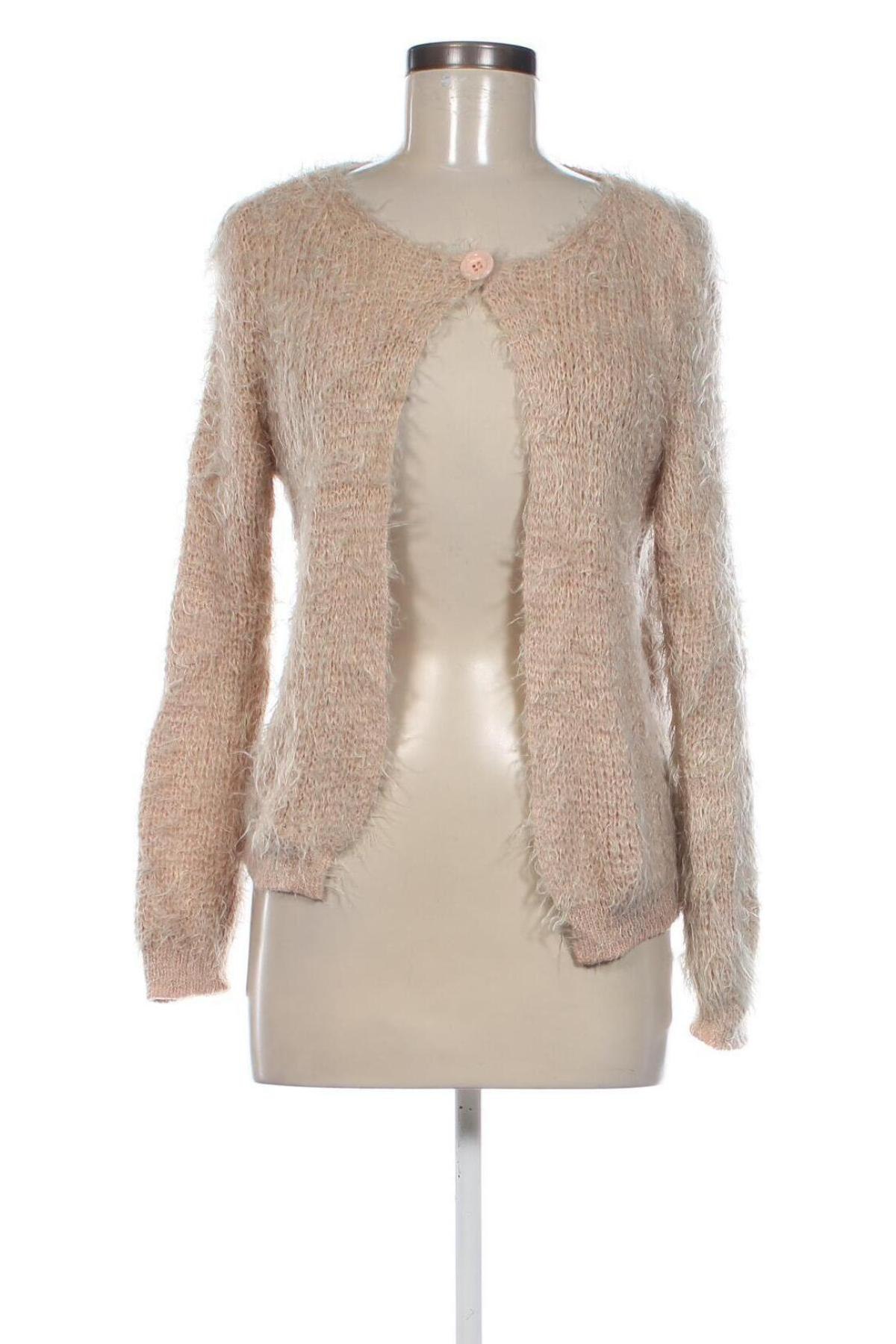 Damen Strickjacke Made In Italy, Größe M, Farbe Beige, Preis 20,49 €