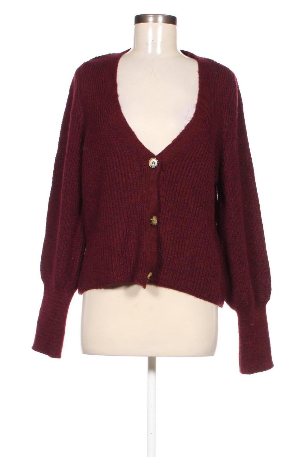 Cardigan de damă ONLY, Mărime M, Culoare Roșu, Preț 69,82 Lei