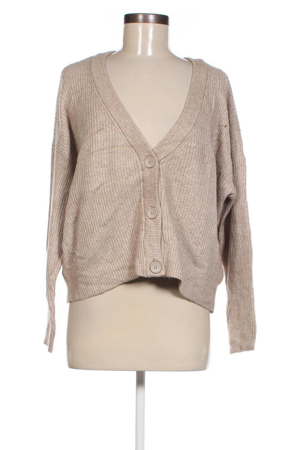 Damen Strickjacke ONLY Carmakoma, Größe L, Farbe Beige, Preis 11,99 €