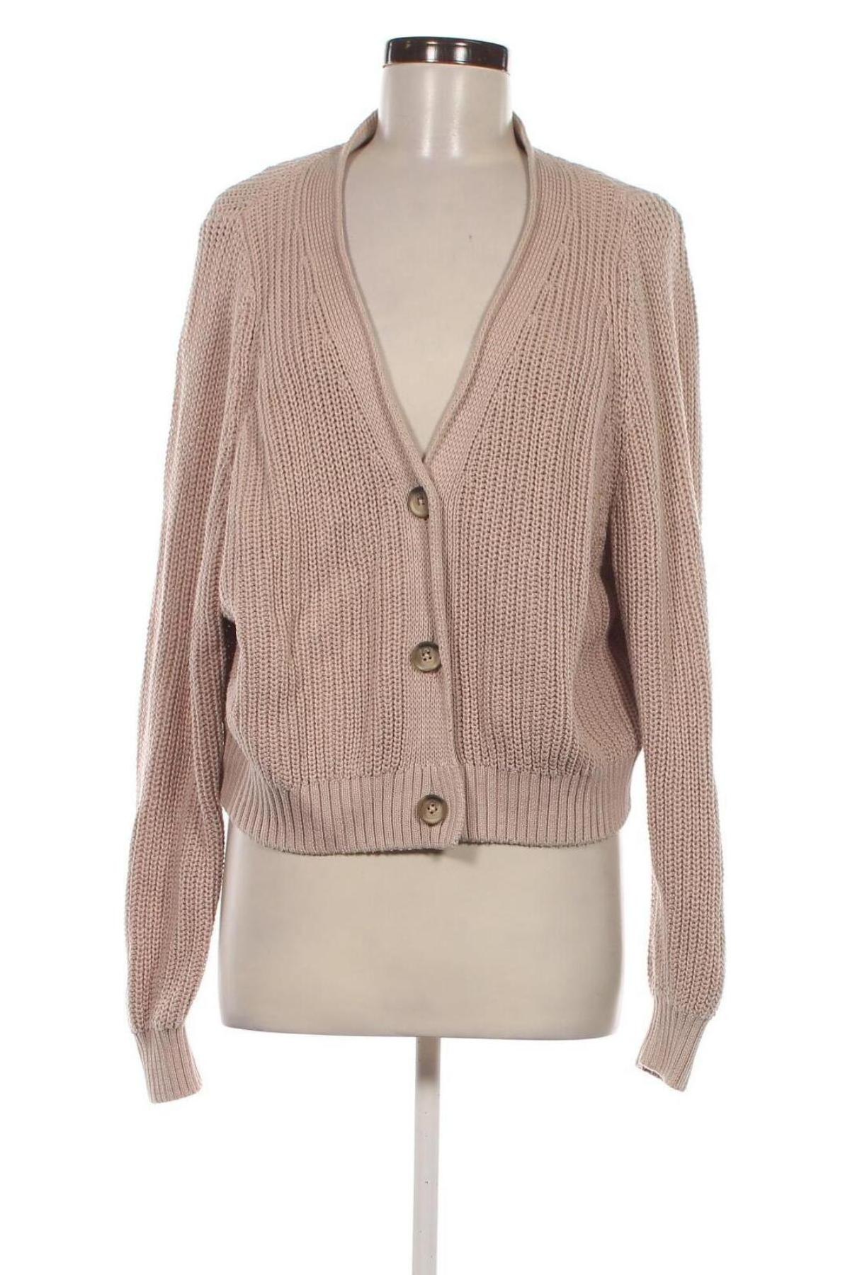 Cardigan de damă Stradivarius, Mărime S, Culoare Bej, Preț 74,35 Lei