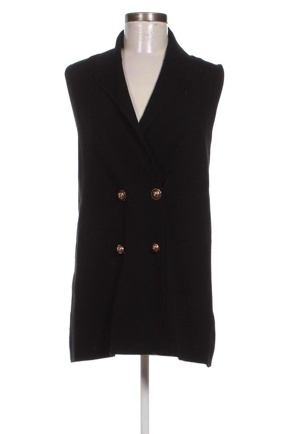 Cardigan de damă Zara, Mărime S, Culoare Negru, Preț 68,88 Lei