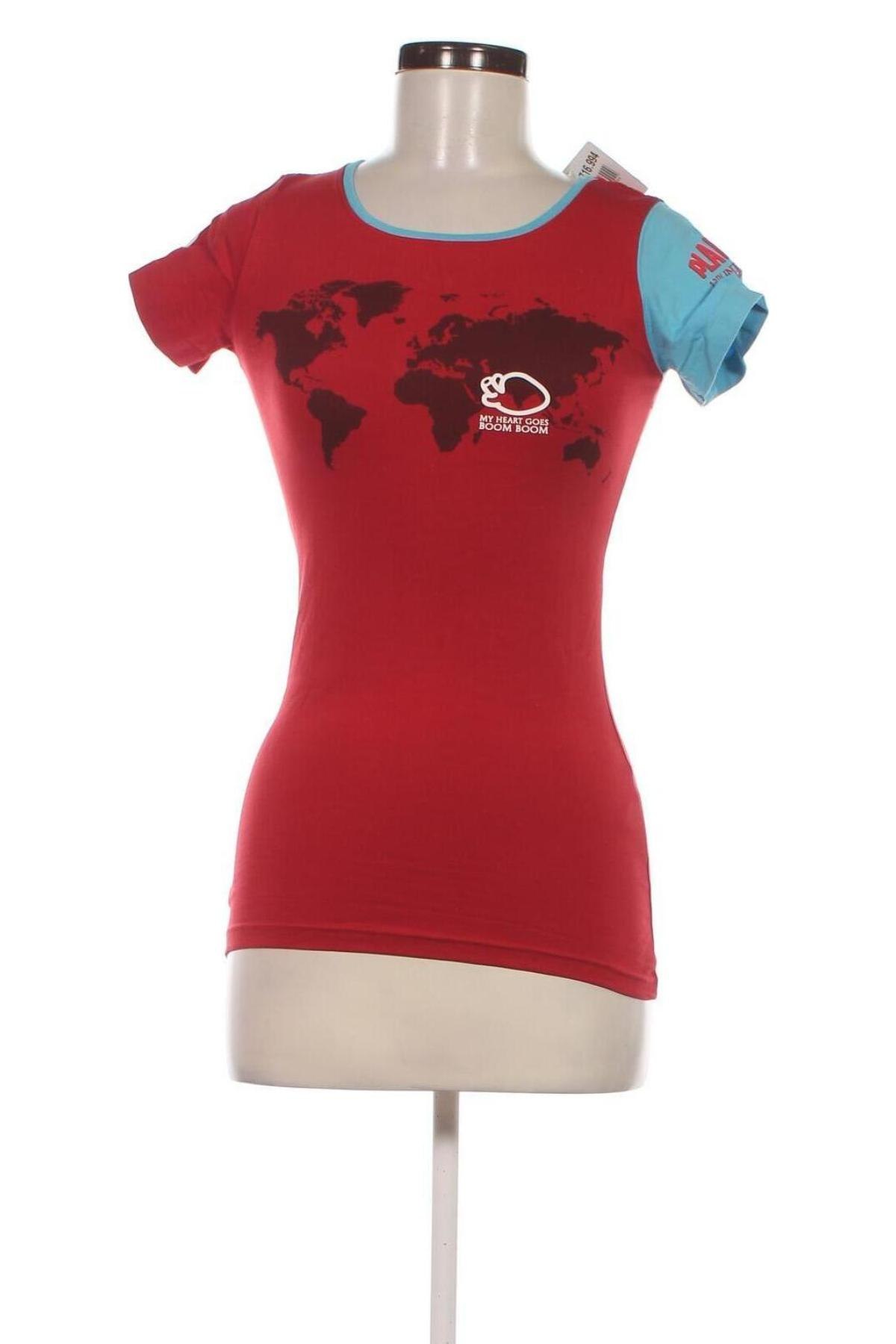 Damen T-Shirt, Größe S, Farbe Rot, Preis 8,70 €