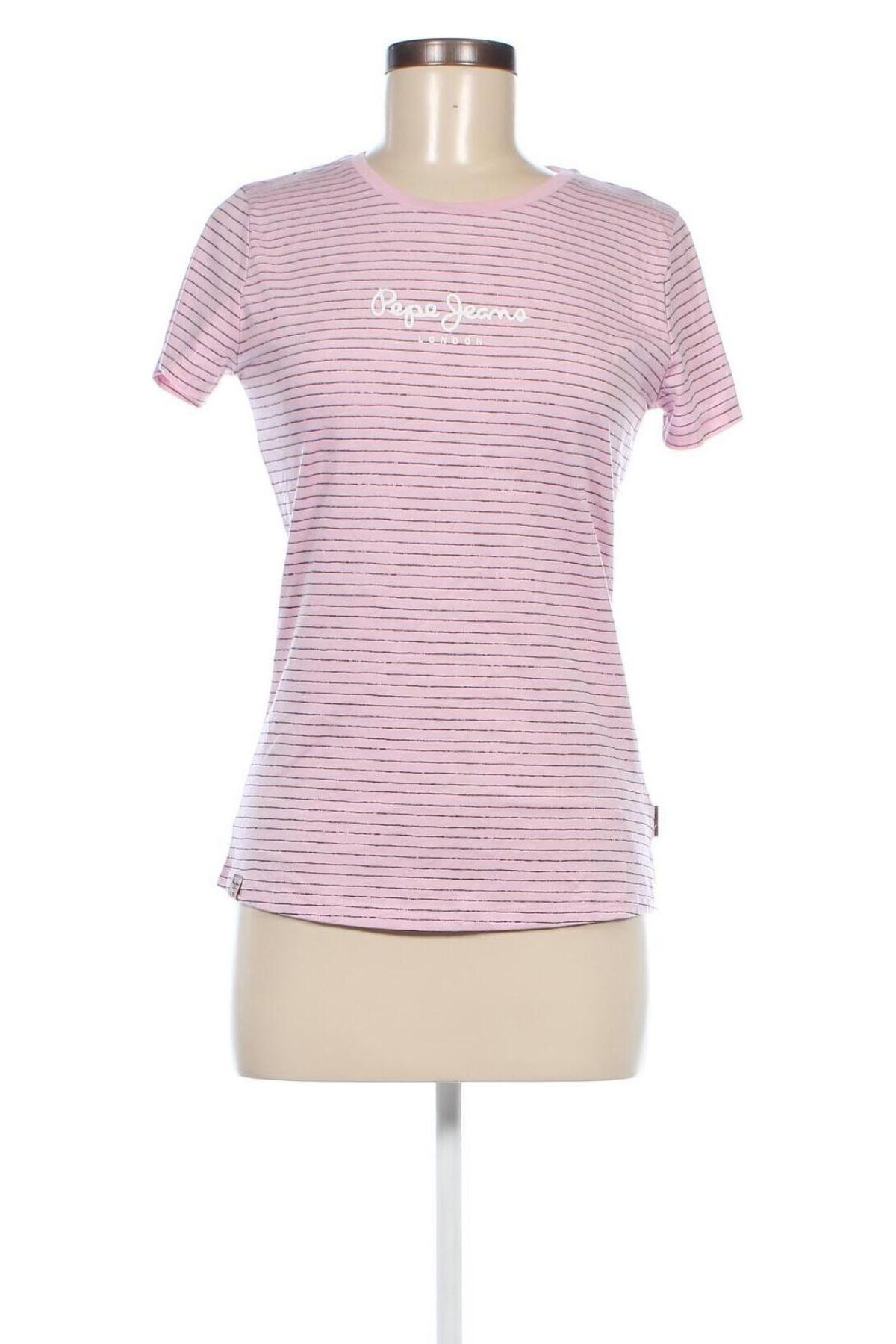 Damen T-Shirt Pepe Jeans, Größe M, Farbe Rosa, Preis 13,81 €