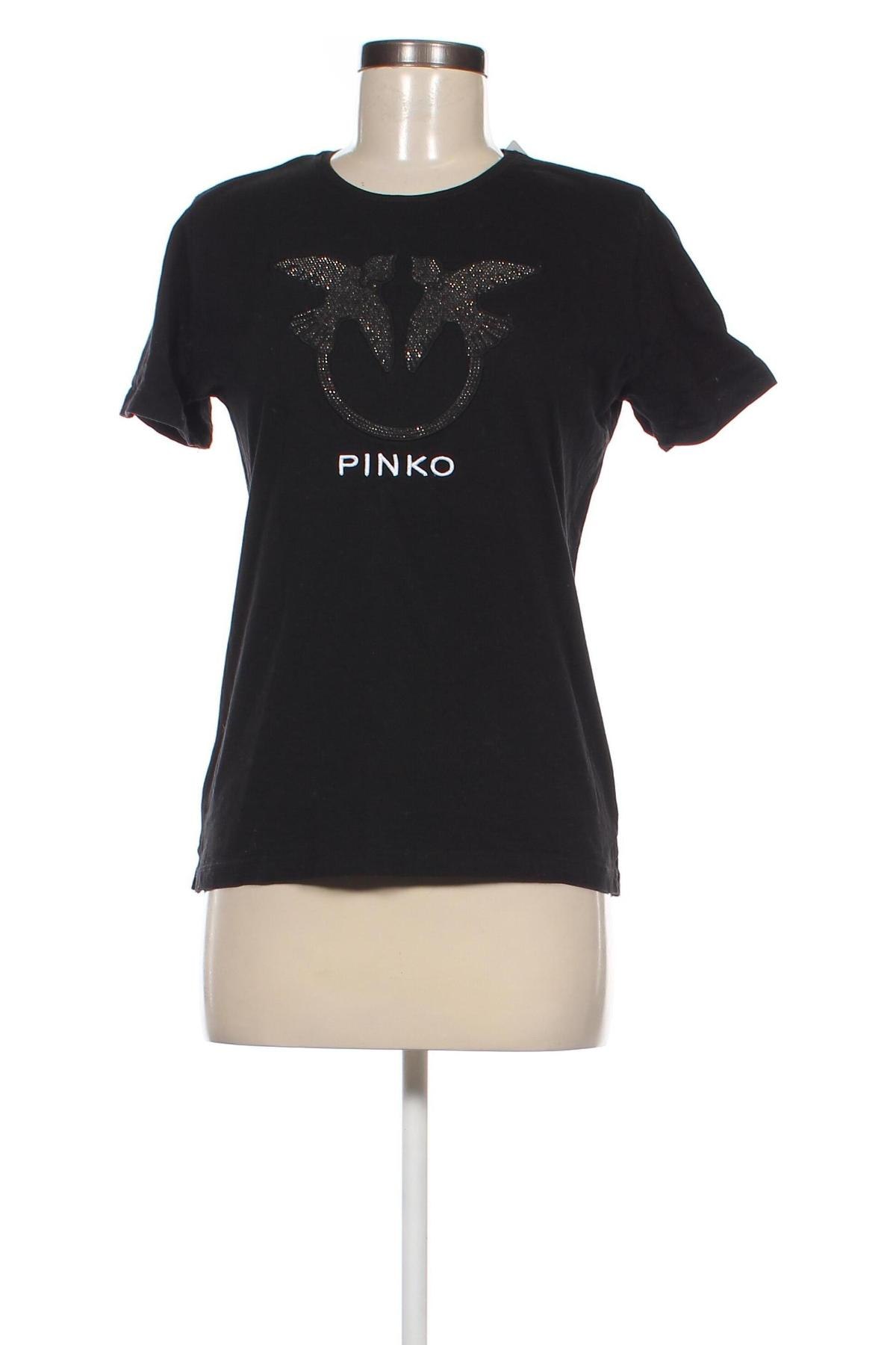 Damski T-shirt Pinko, Rozmiar M, Kolor Czarny, Cena 156,32 zł