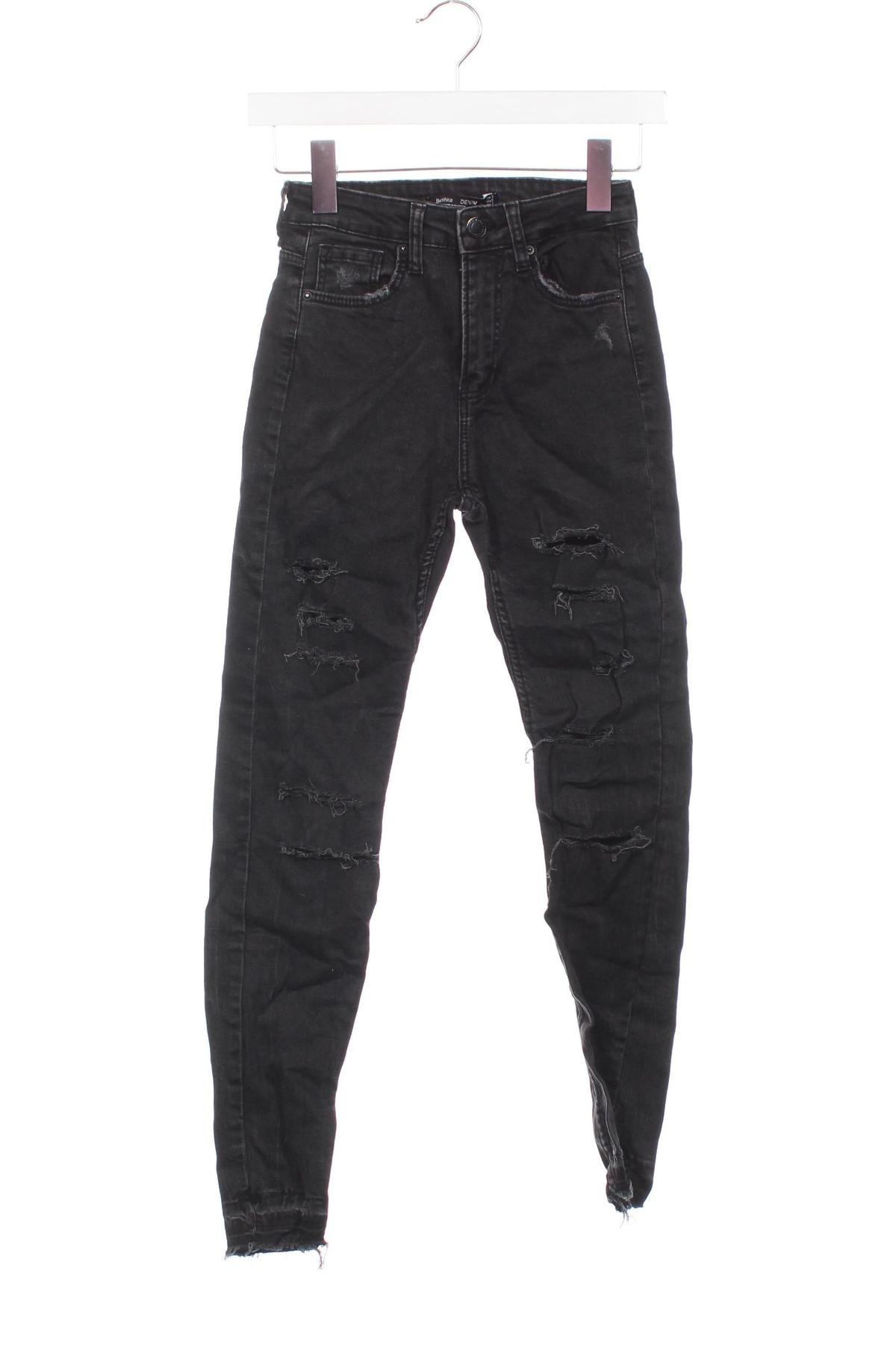 Damen Jeans Bershka, Größe XS, Farbe Schwarz, Preis 9,49 €