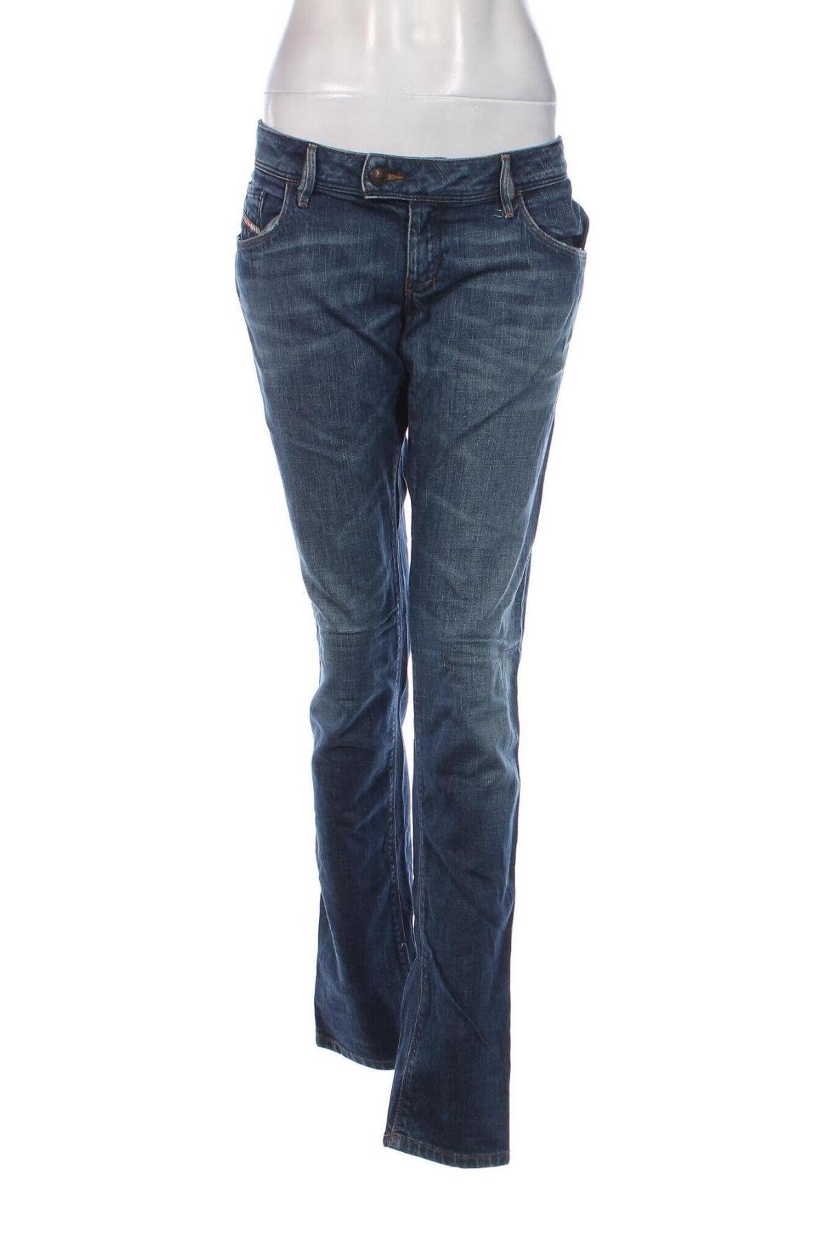 Damskie jeansy Diesel, Rozmiar XL, Kolor Niebieski, Cena 387,99 zł