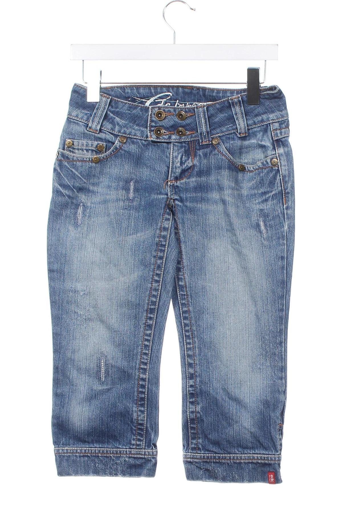 Damskie jeansy Edc By Esprit, Rozmiar S, Kolor Niebieski, Cena 56,99 zł