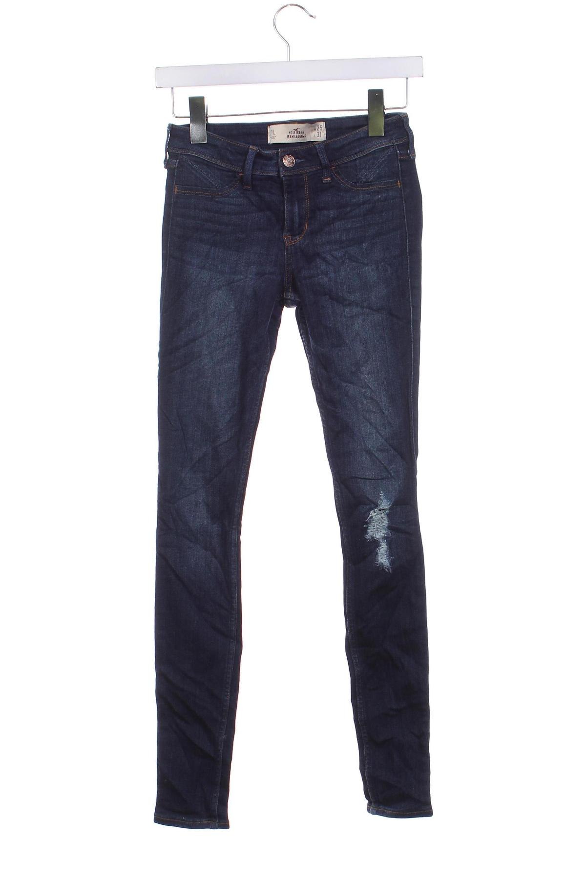 Blugi de femei Hollister, Mărime XS, Culoare Albastru, Preț 134,99 Lei