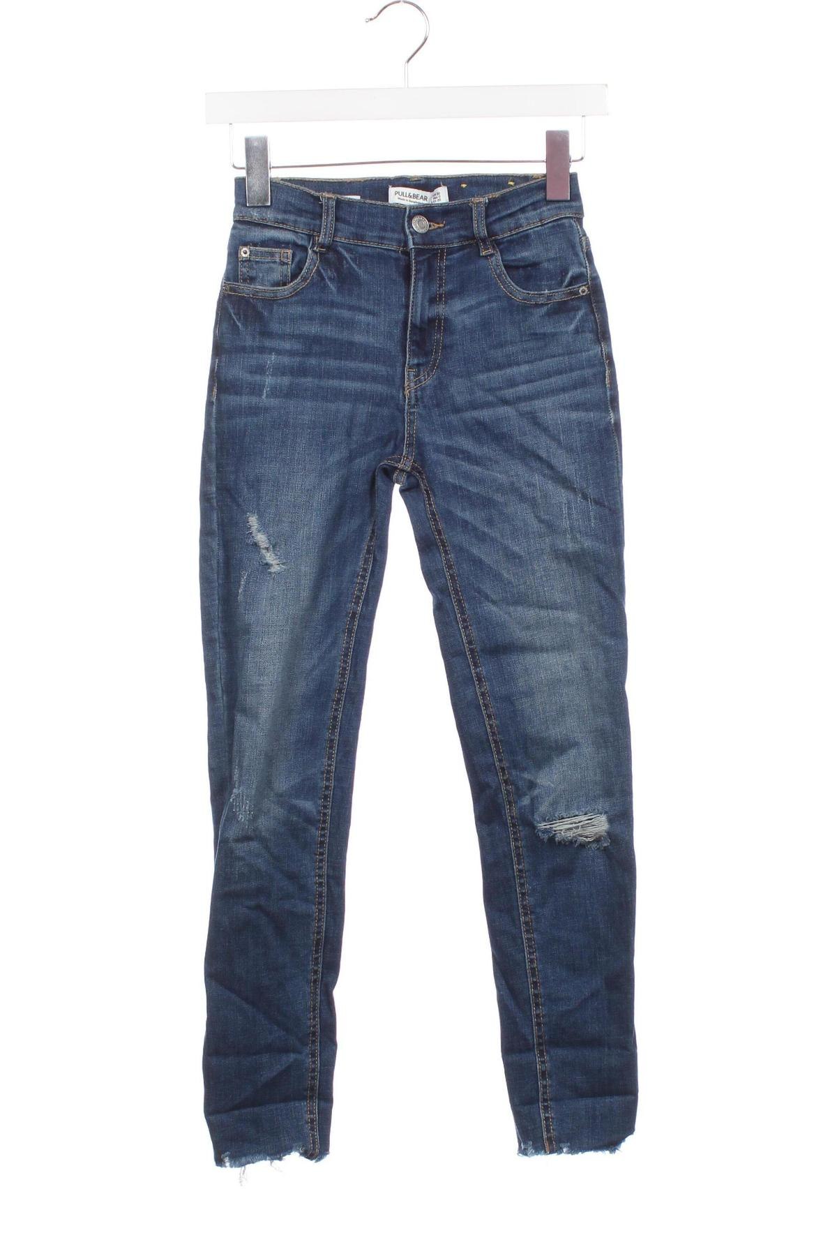 Damskie jeansy Pull&Bear, Rozmiar XXS, Kolor Niebieski, Cena 35,99 zł