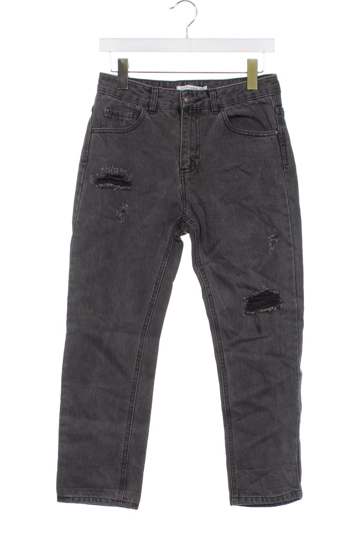 Damskie jeansy Pull&Bear, Rozmiar XS, Kolor Szary, Cena 39,99 zł