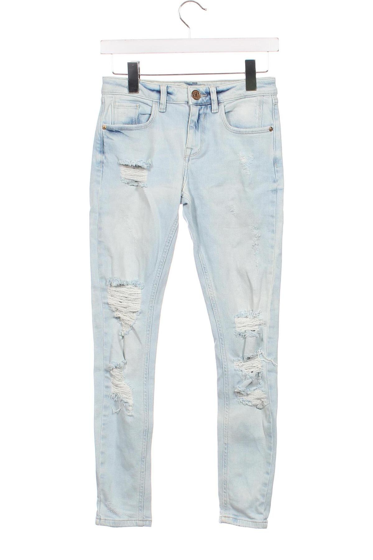 Damskie jeansy River Island, Rozmiar XS, Kolor Niebieski, Cena 131,99 zł