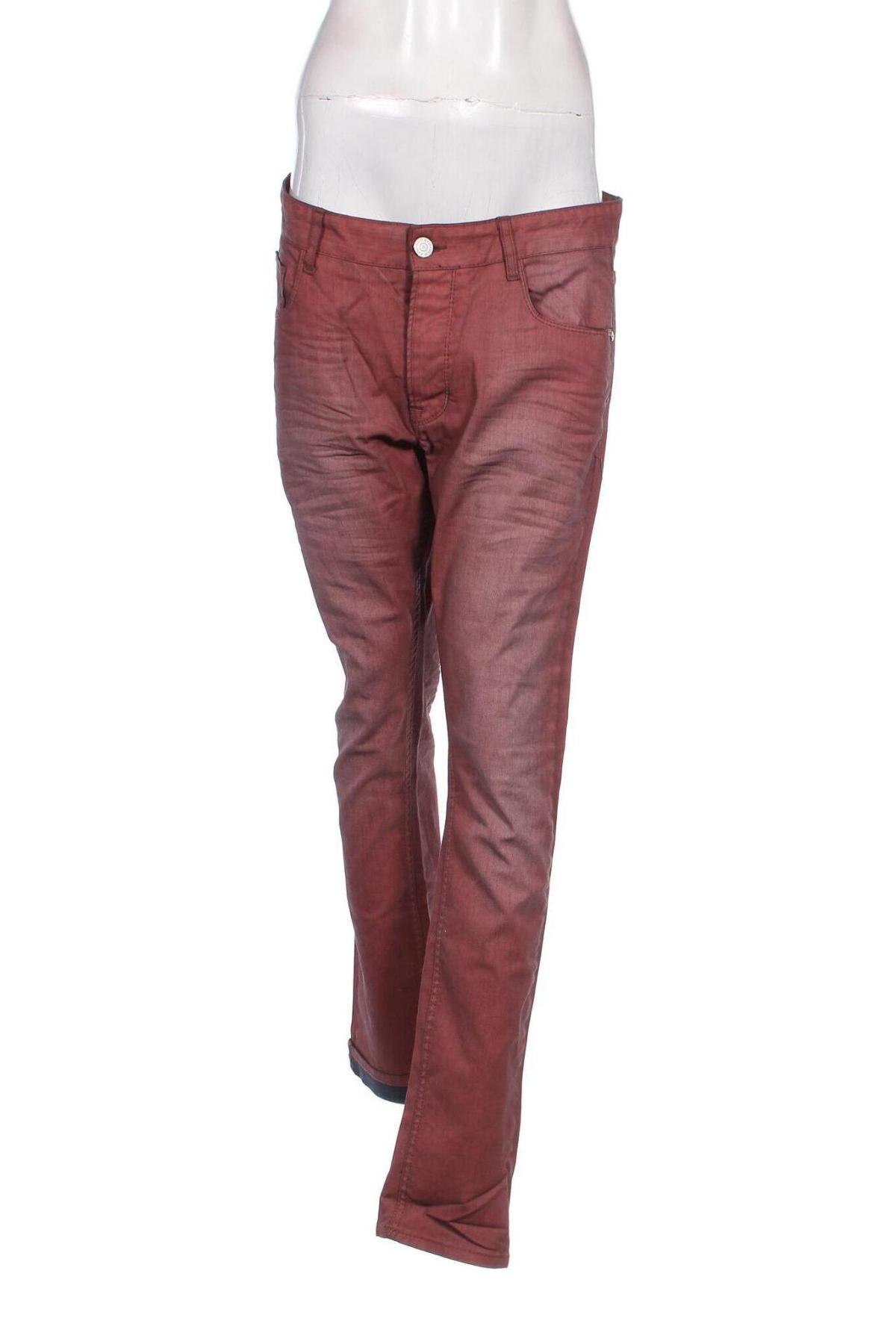 Damen Jeans Solid Jeans, Größe L, Farbe Rot, Preis € 13,99