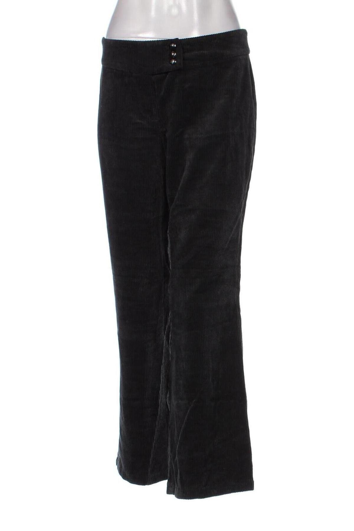 Pantaloni de velvet de femei, Mărime L, Culoare Gri, Preț 38,99 Lei