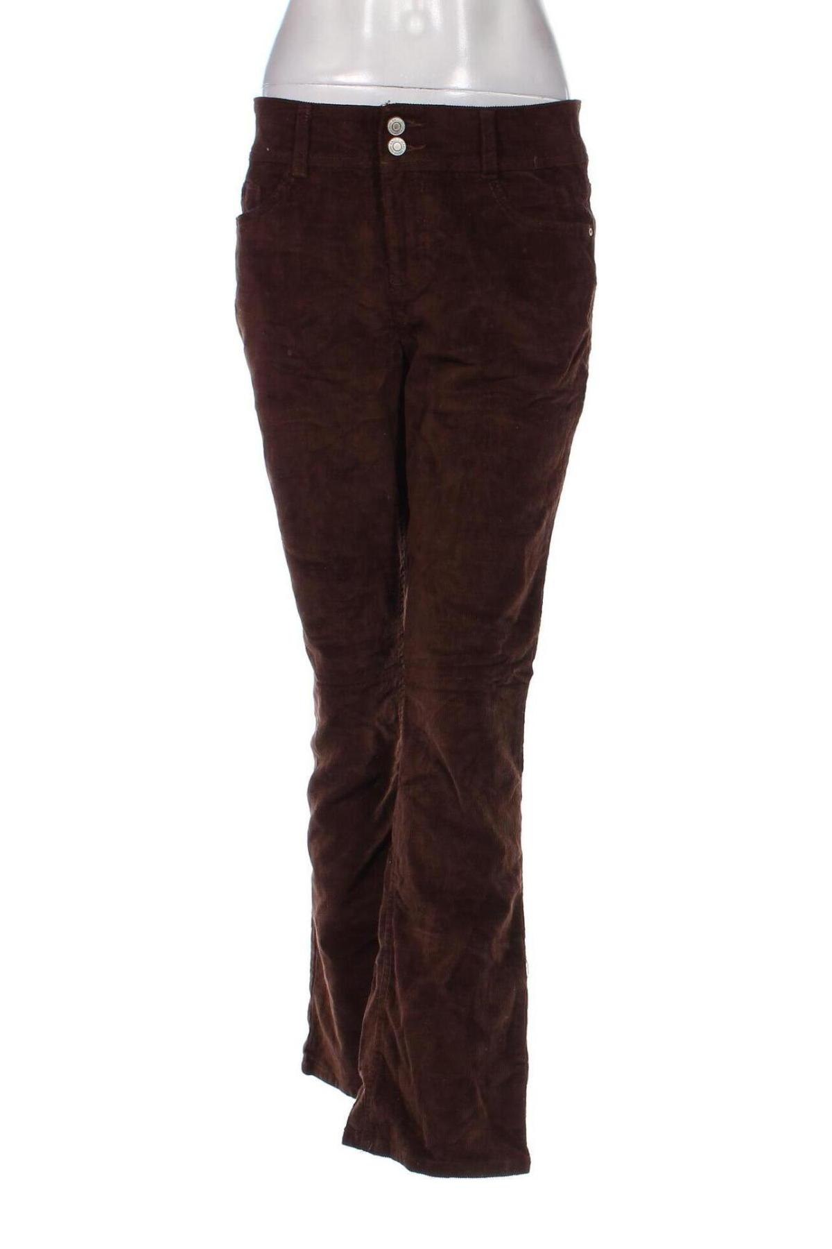 Pantaloni de velvet de femei Angels, Mărime M, Culoare Maro, Preț 95,99 Lei