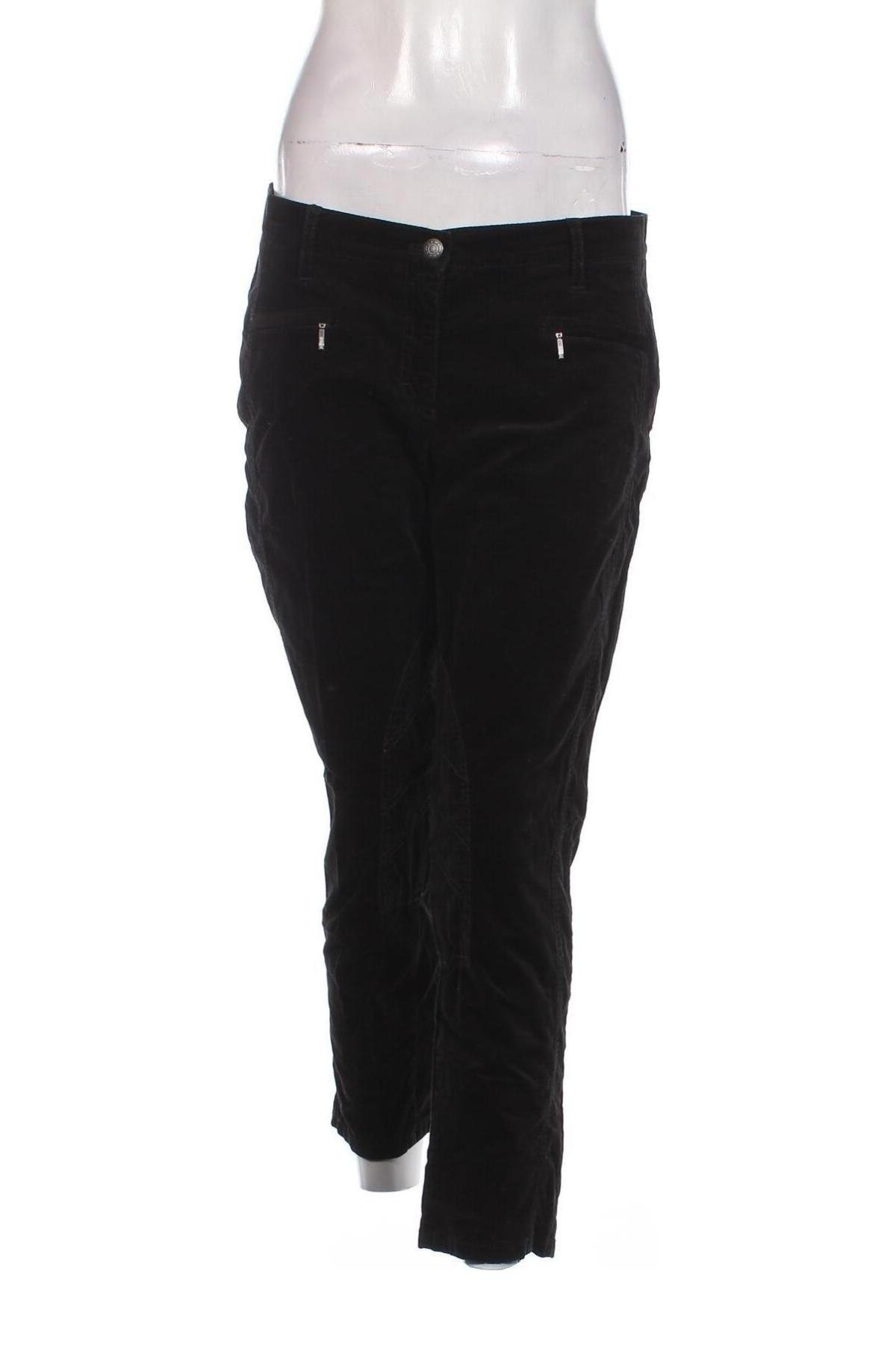 Pantaloni de velvet de femei Brax, Mărime M, Culoare Negru, Preț 223,99 Lei