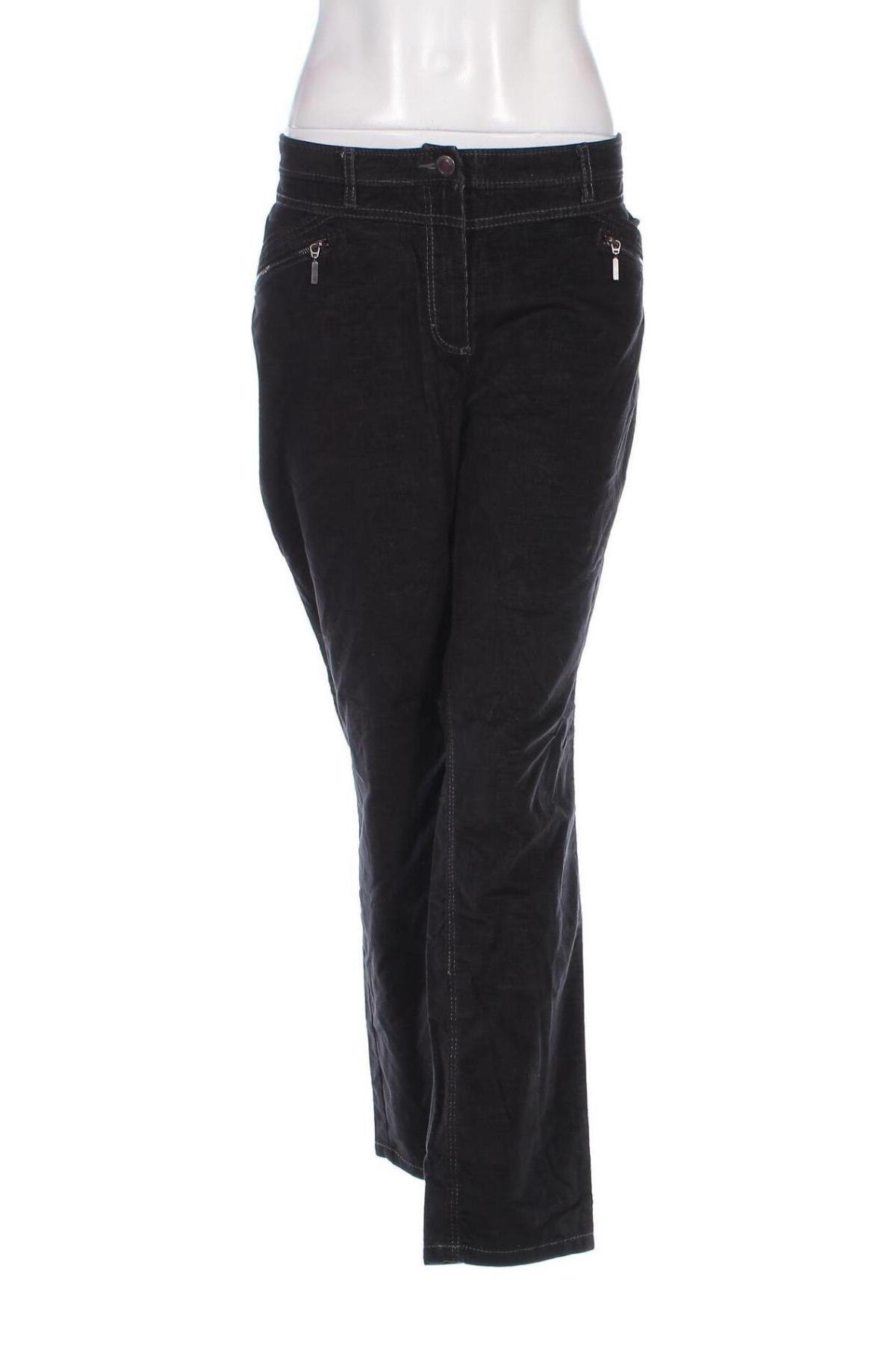 Pantaloni de velvet de femei C&A, Mărime XXL, Culoare Negru, Preț 52,99 Lei