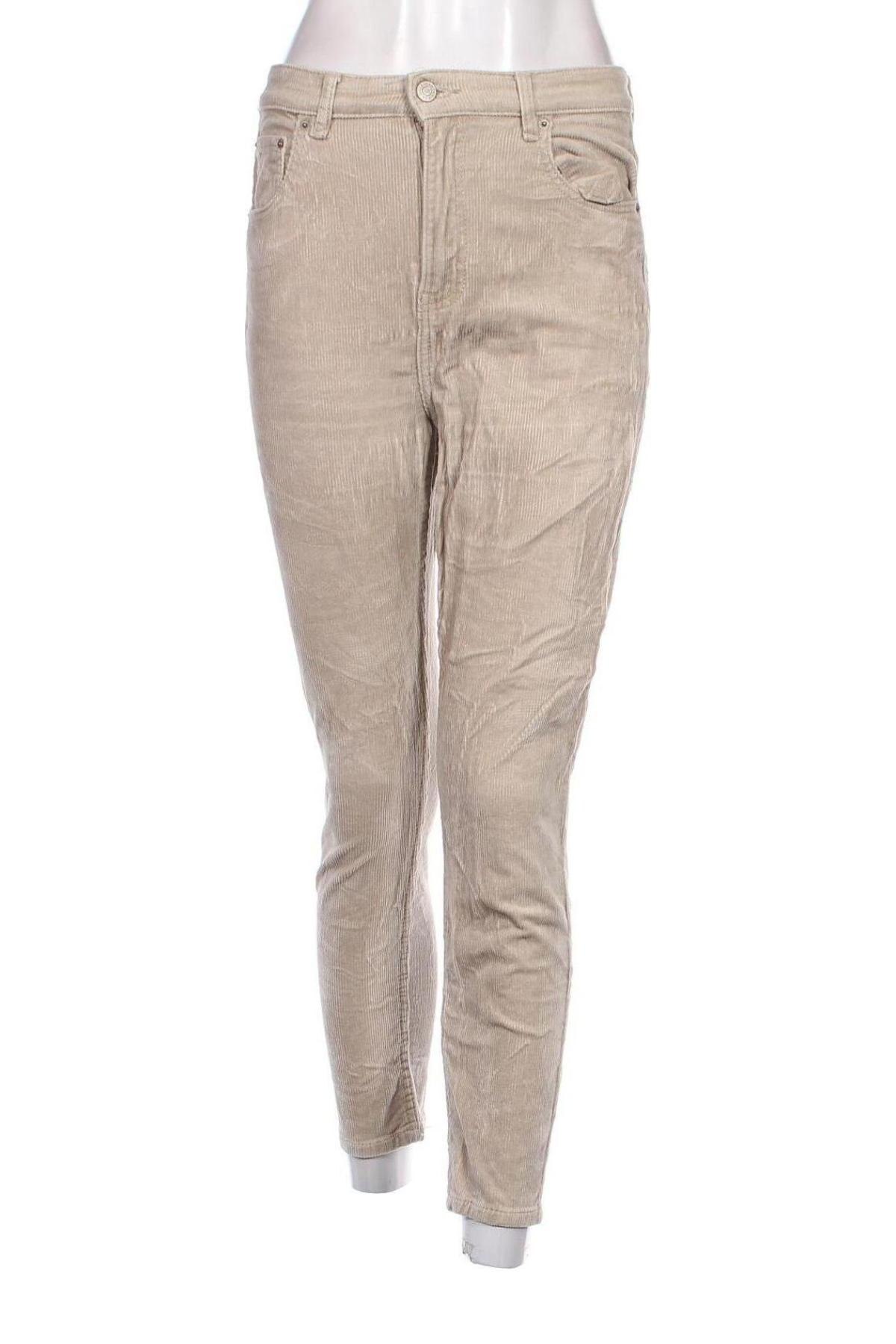 Damen Cordhose Pull&Bear, Größe M, Farbe Beige, Preis € 8,49