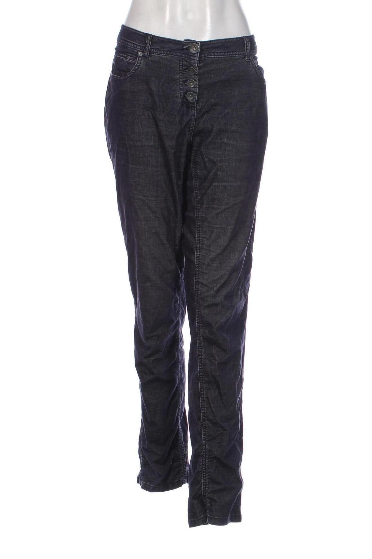 Pantaloni de velvet de femei S.Oliver, Mărime L, Culoare Albastru, Preț 71,99 Lei